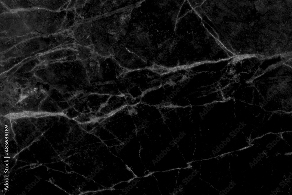 Black and white marble stone natural pattern texture background and use for interiors tile design.