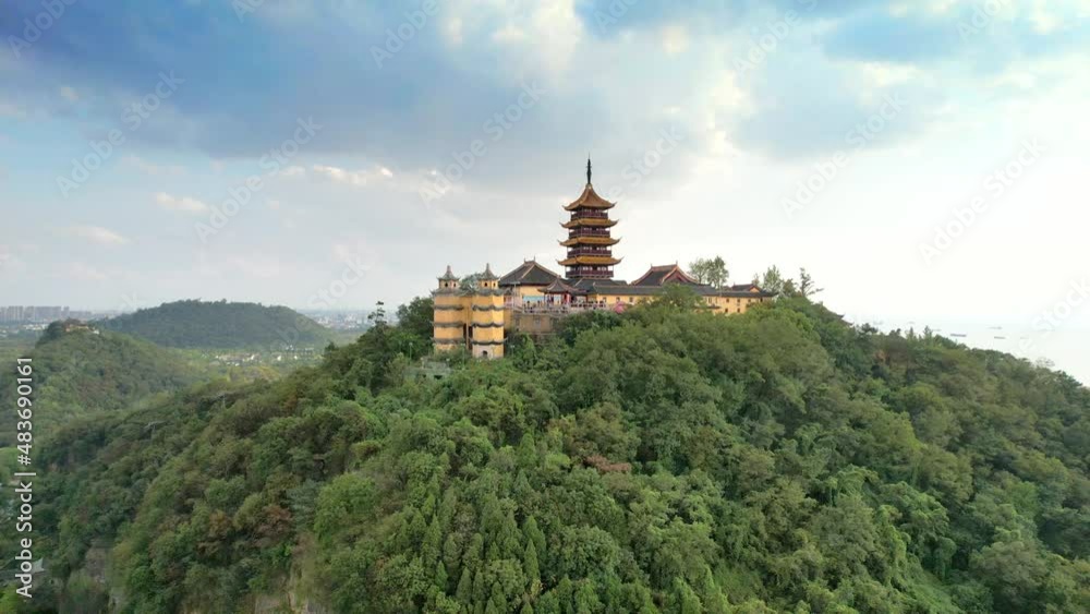 Wolf Mountain Scenic Area, Nantong City, Jiangsu province Wolf Mountain Scenic Area, Nantong City, Jiangsu province