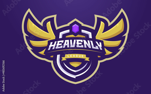 Modern and Creative Isolated Esports Tournament Badge Logo Vector for Gaming League or Sports Team