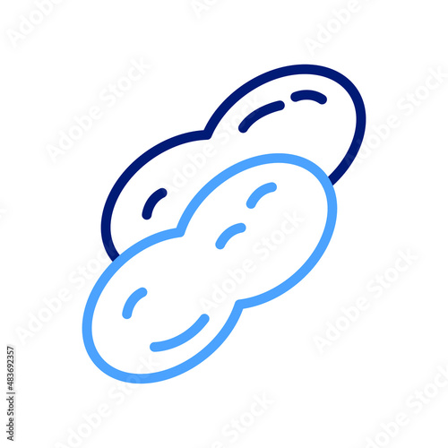 Peanut Isolated Vector icon which can easily modify or edit

