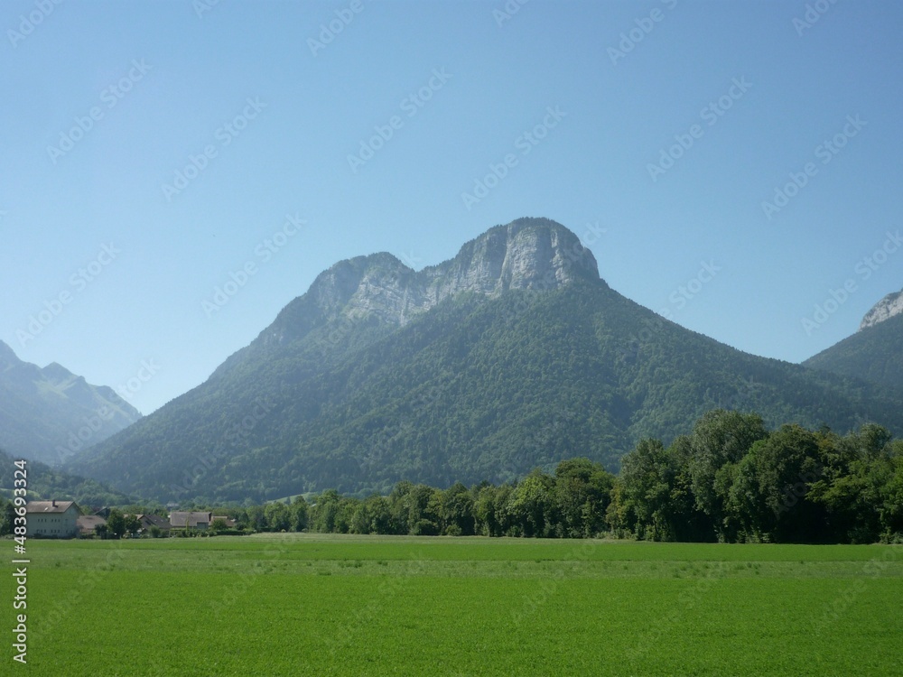 landscape with mountains