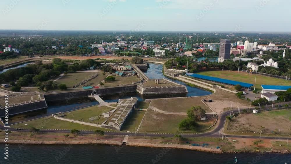 Jaffna Fort, built by the Portuguese near Karaiyur at Jaffna, Sri Lanka, 1618 under Phillippe de Oliveira. Jaffna Fort, built by the Portuguese near Karaiyur at Jaffna, Sri Lanka, 1618 under Phillippe de Oliveira.