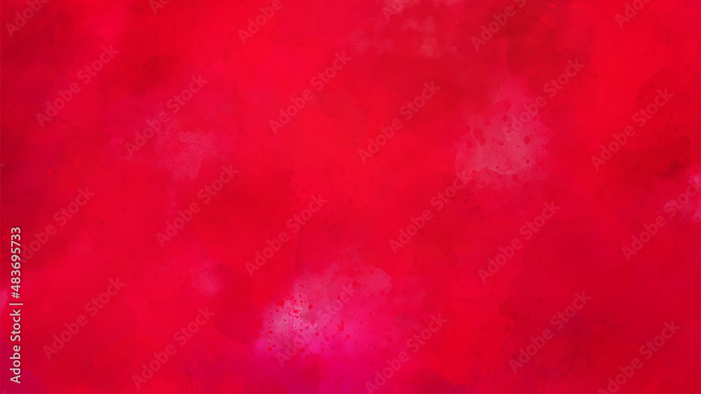 Texture watercolor background painting on paper from my originals. Red magenta concrete paper texture background banner panorama
