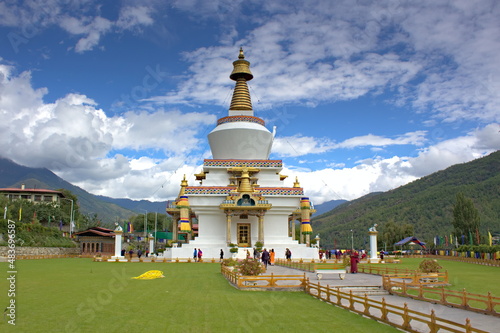 National Memorial Chhorten in Thimphu Bhutan