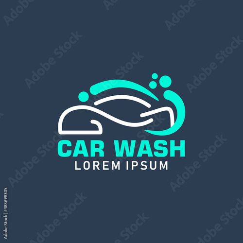 Car wash logo design vector Template, Car Wash Logo, Cleaning Car, Washing and Service Vector Logo Design concept