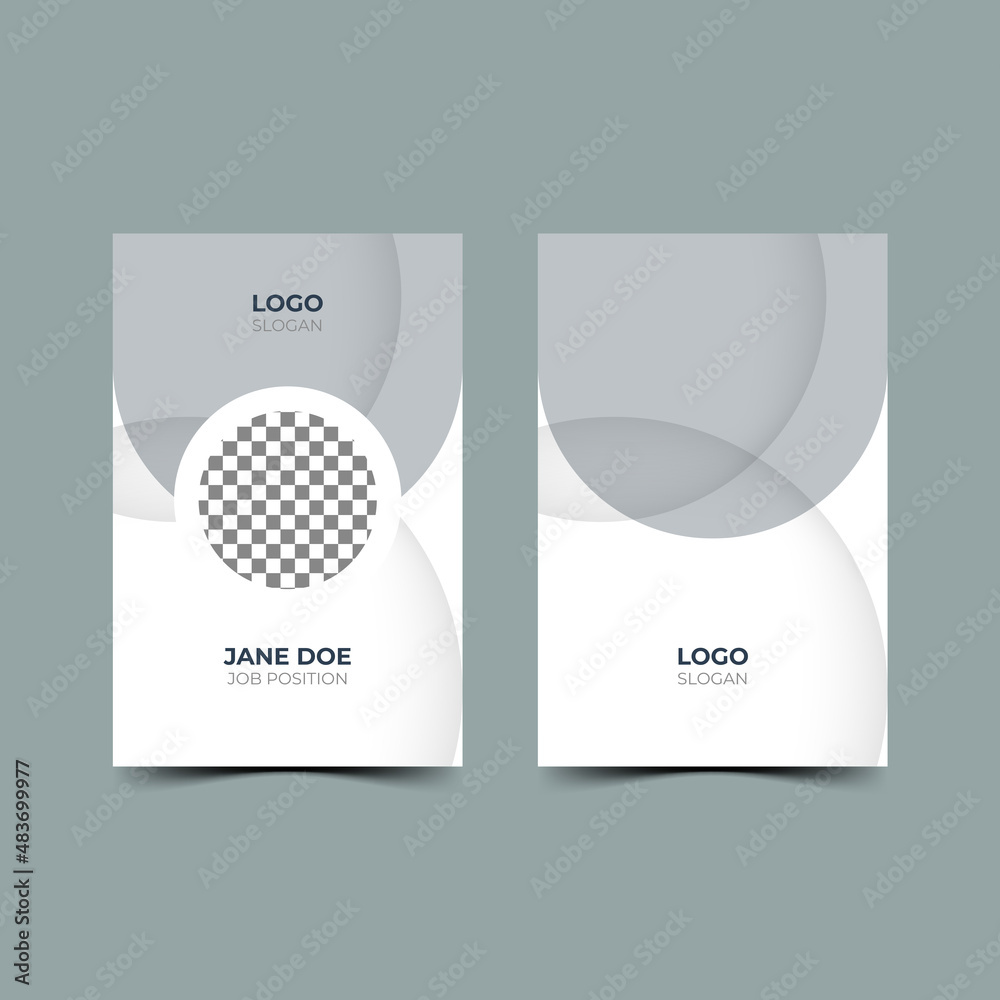Fototapeta premium id card design template