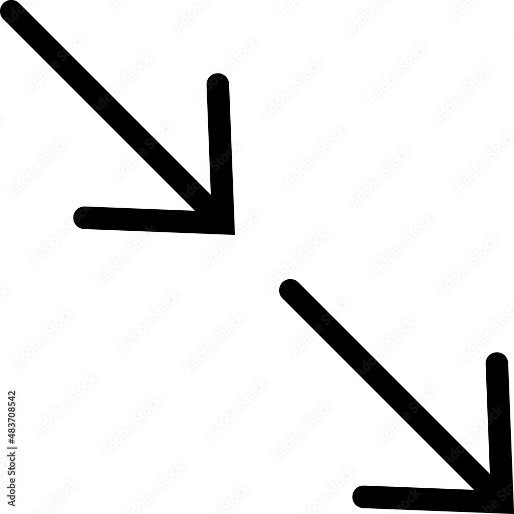 Linear Arrow icon. Arrow vector collection. Black directional arrow flat style isolated on white background. Vector illustration. Modern simple arrows. Linear Arrow icon. Arrow vector collection. Black directional arrow flat style isolated on white background. Vector illustration. Modern simple arrows.