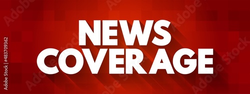 Wallpaper Mural News coverage text quote, concept background Torontodigital.ca