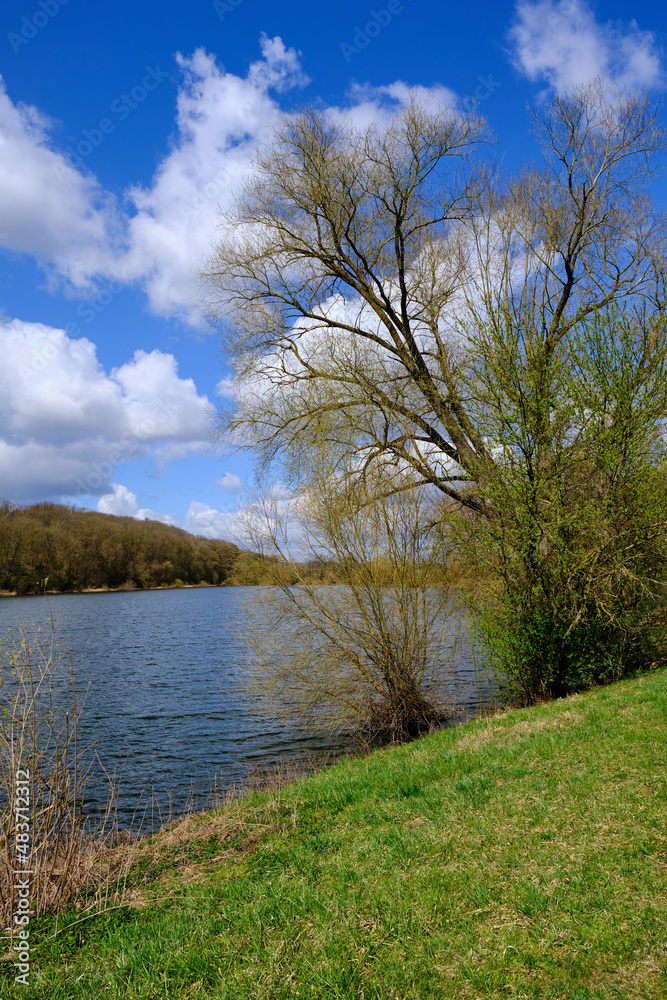 NSG Mainaue bei Augsfeld, mit dem Messelausee, zwischen der Stadt Haßfurt und Knetzgau, Landkreis Hassberge, Unterfranken, Franken, Bayern, Deutschland NSG Mainaue bei Augsfeld, mit dem Messelausee, zwischen der Stadt Haßfurt und Knetzgau, Landkreis Hassberge, Unterfranken, Franken, Bayern, Deutschland