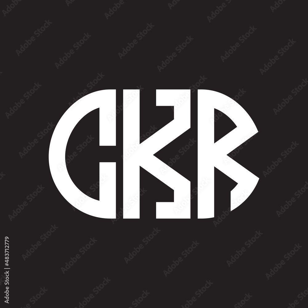 CKR letter logo design on black background. CKR creative initials letter logo concept. CKR letter design. CKR letter logo design on black background. CKR creative initials letter logo concept. CKR letter design.