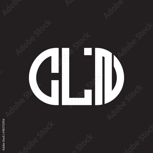 CLN letter logo design on black background. CLN creative initials letter logo concept. CLN letter design. photo