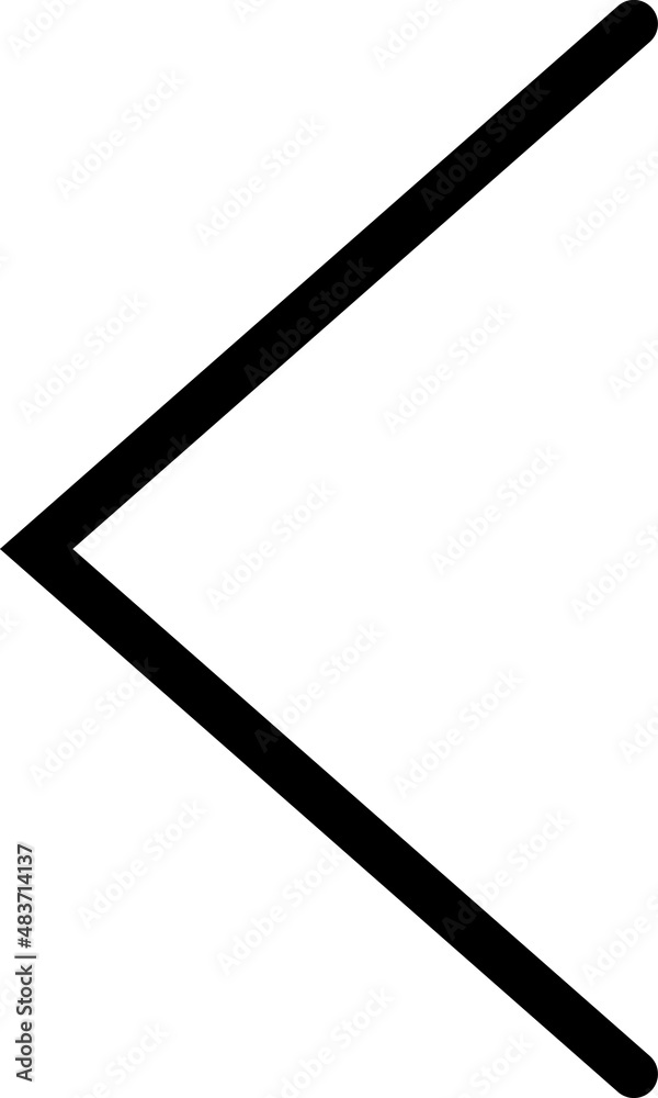 Linear Arrow icon. Arrow vector collection. Black directional arrow flat style isolated on white background. Vector illustration. Modern simple arrows.