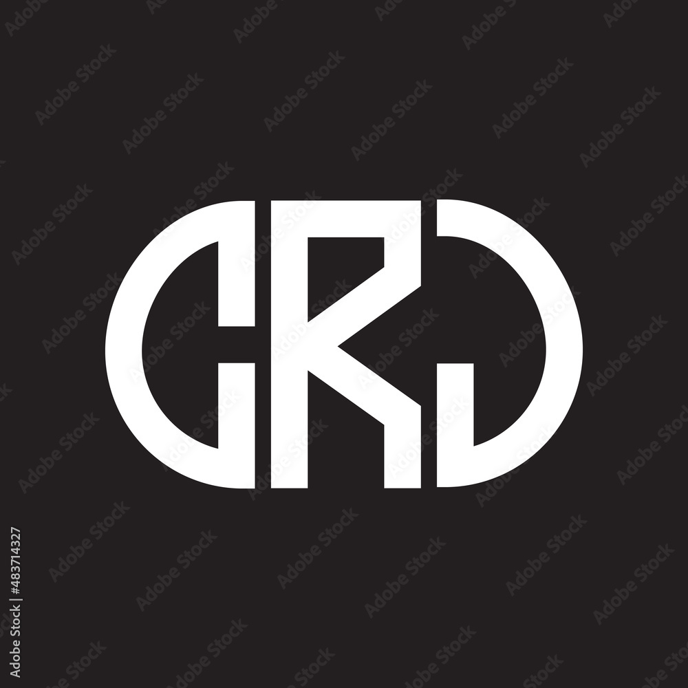 CRJ letter logo design on black background. CRJ creative initials letter logo concept. CRJ letter design. CRJ letter logo design on black background. CRJ creative initials letter logo concept. CRJ letter design.