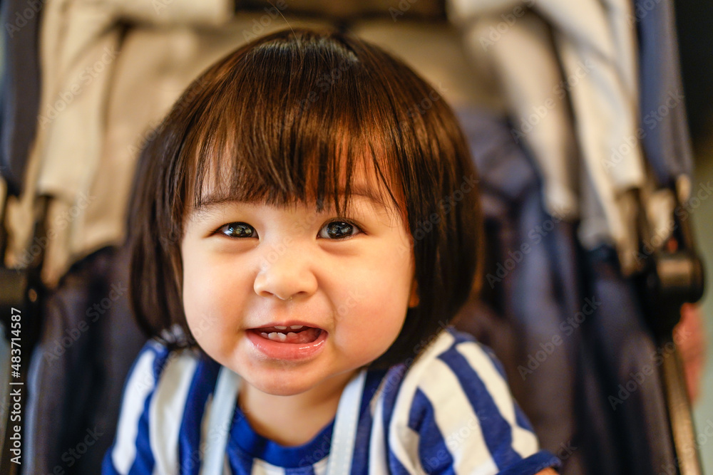 Portrait of a little girl big smiling face show white teeth. Happy people concept. Portrait of a little girl big smiling face show white teeth. Happy people concept.