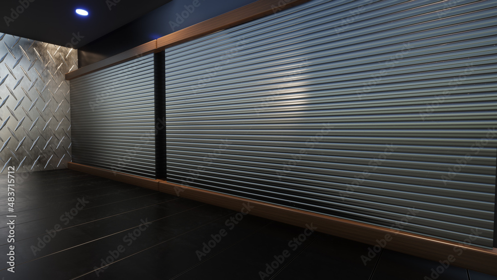 Obraz premium Backdrop For TV Shows .TV On Wall.3D Virtual News Studio Background, 3d illustration 