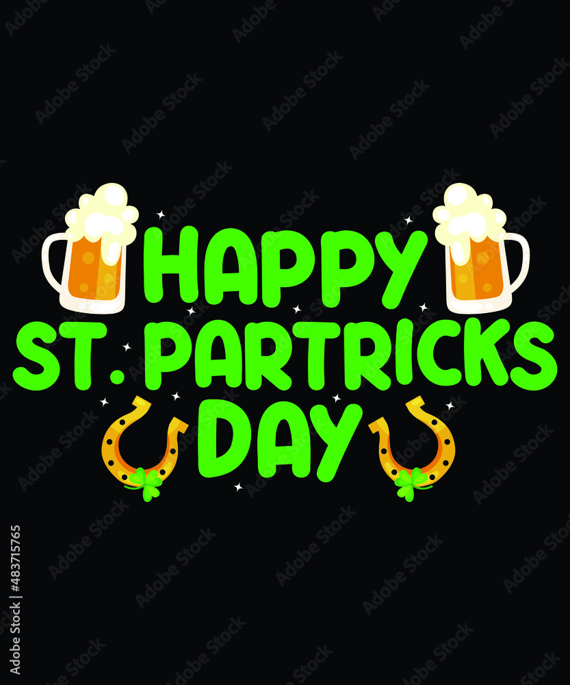 Naklejka premium St Patrick's Day Svg T-shirt Design 