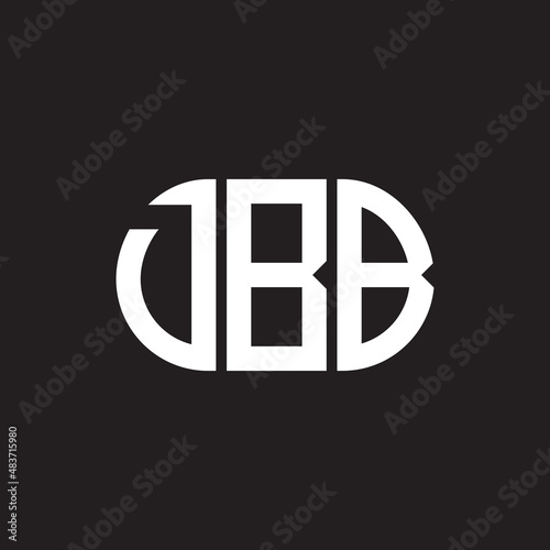 DBB letter logo design on black background. DBB creative initials letter logo concept. DBB letter design. photo