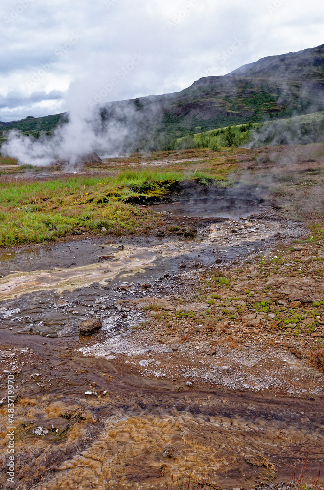 Haukadalur Blesi Geysir - Golden Circle - Iceland