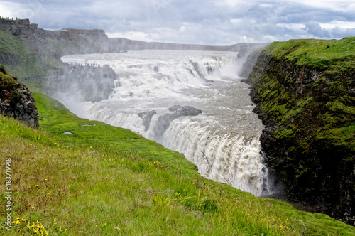 Iceland - Golden Circle - Gullfoss Golden Falls