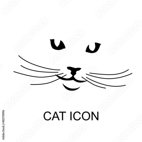 Cat muzzle icon