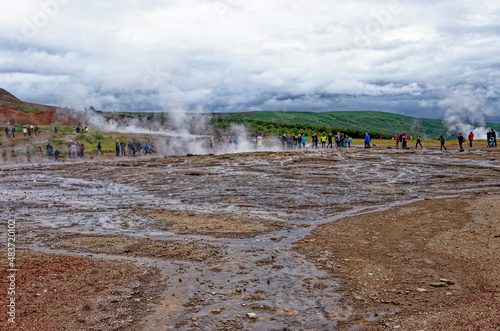 Haukadalur Blesi Geysir - Golden Circle - Iceland photo