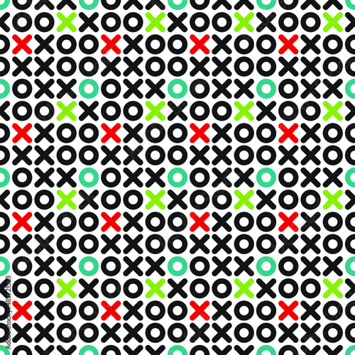 Seamless background with tic-tac-toe. Background for any use.