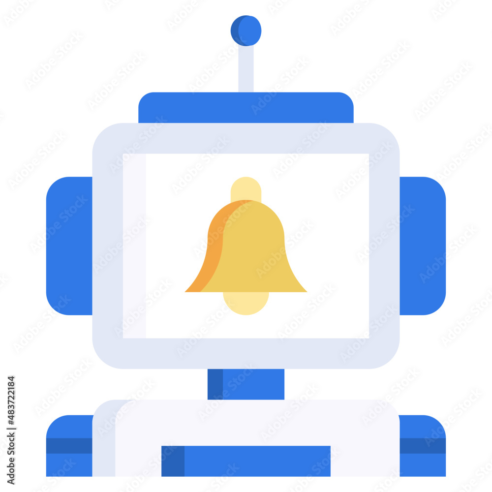 Chat Bot Flat Chat Bot Flat