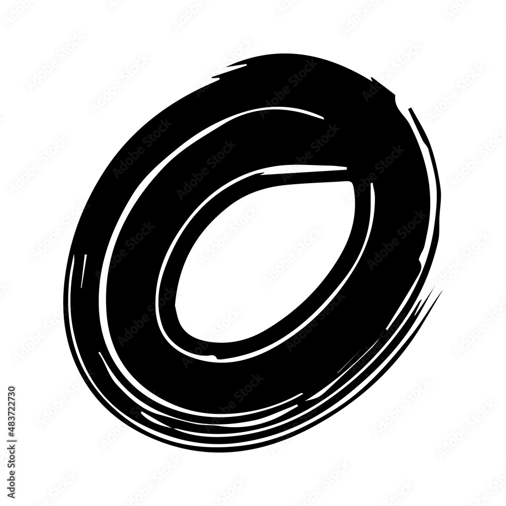 Vector grunge circle, grunge round shape, grunge banner - Color circle brush stroke with black color isolated on white background, Vector grunge circle, grunge round shape, grunge banner - Color circle brush stroke with black color isolated on white background,