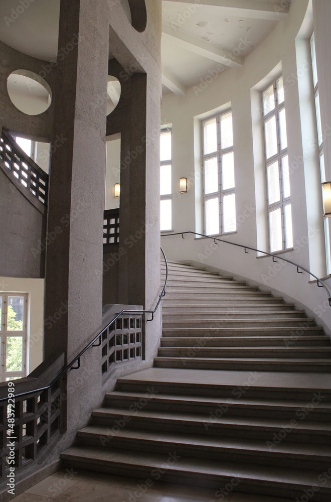 Spiral Staircase with Windows Spiral Staircase with Windows