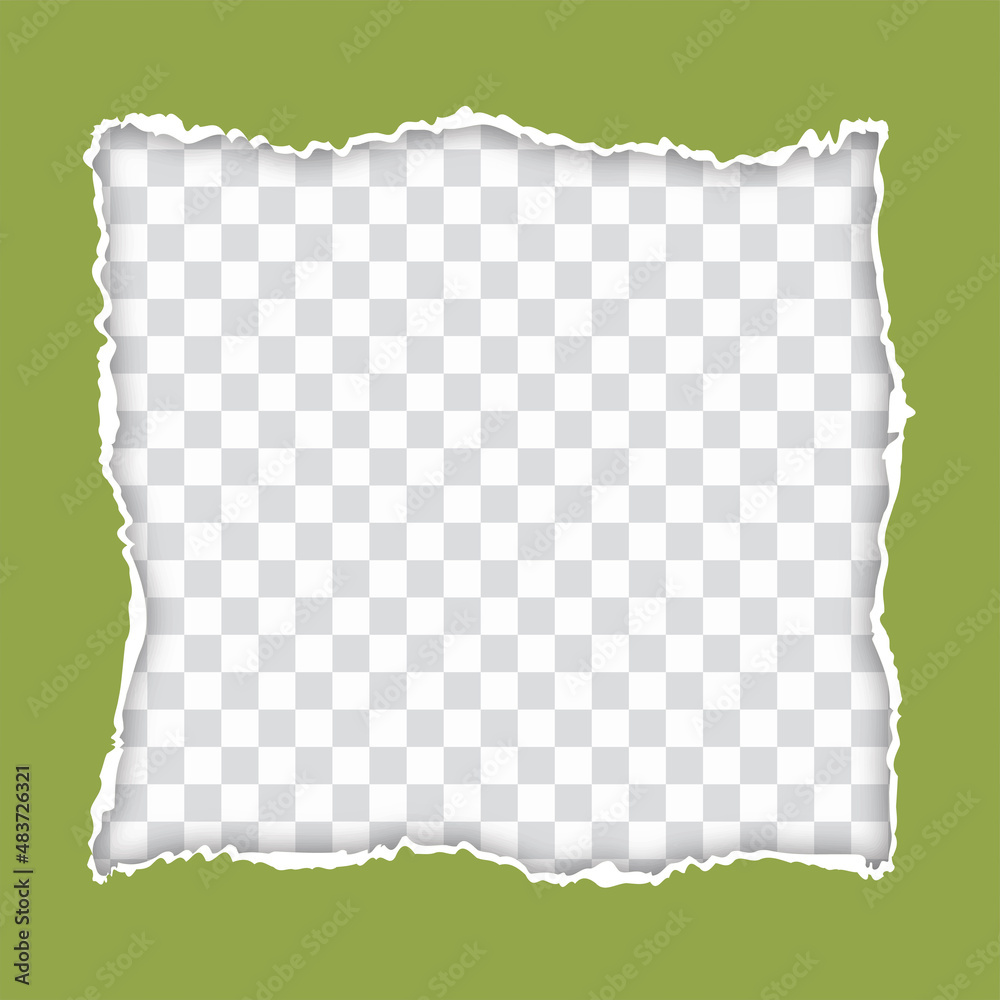 Torn paper style frame design background Torn paper style frame design background