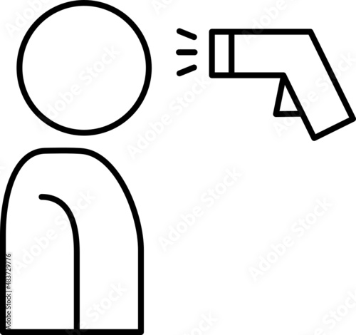 Check body temperature icon