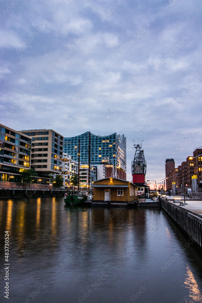 Fototapeta premium Hamburg Hafencity Speicherstadt