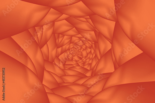 inside view of human large intestine (inside human gut)