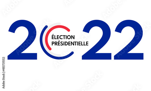 french presidential election 2022, vector banner or social media post template