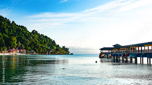 Scenic Landscape from Perhentian island (Malaysia)