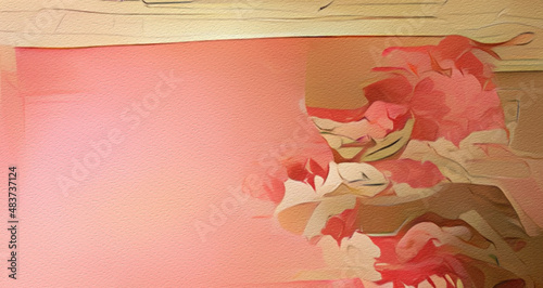 Abstract art painting. Graphic design colorful artwork, bright colors wallpap...