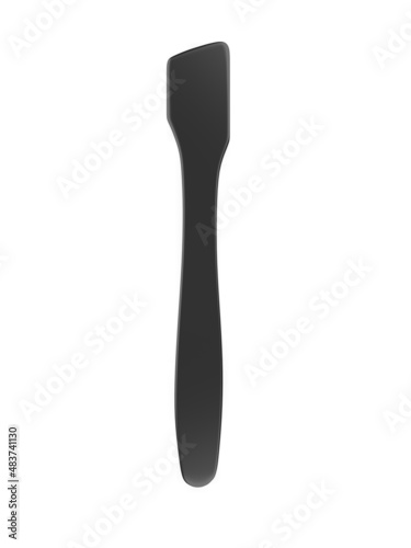 Blank Cosmetic Spatula template for mockup and branding, 3d render illustration.
