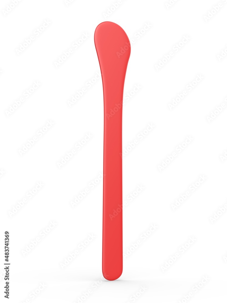 Blank Cosmetic Spatula template for mockup and branding, 3d render illustration. Blank Cosmetic Spatula template for mockup and branding, 3d render illustration.