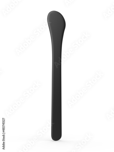 Blank Cosmetic Spatula template for mockup and branding, 3d render illustration.
