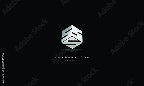 SSS Abstract initial monogram letter alphabet logo design