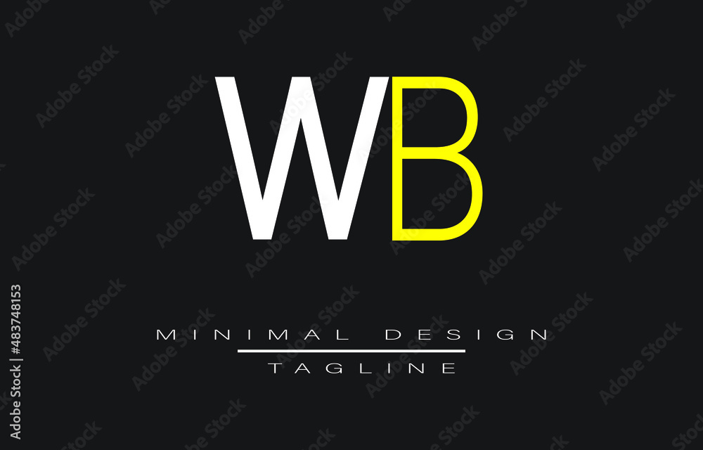 WB Vector Art Illustration Minimal Design