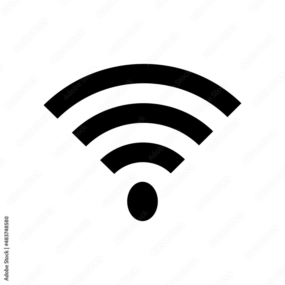 Wi-Fi icon. Phone icon silhouette icon. Vector. Wi-Fi icon. Phone icon silhouette icon. Vector.