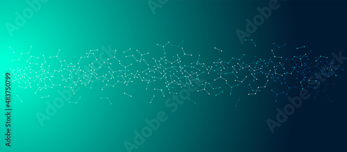 sfondo, molecole, particelle, scienza