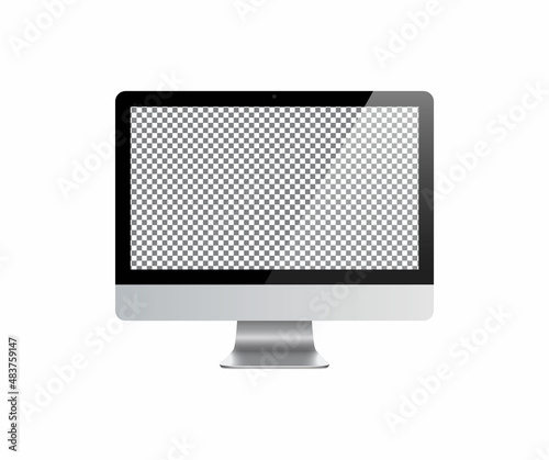 Device Screen Mockup and Screen Monitor Vector (ID: 483759147)