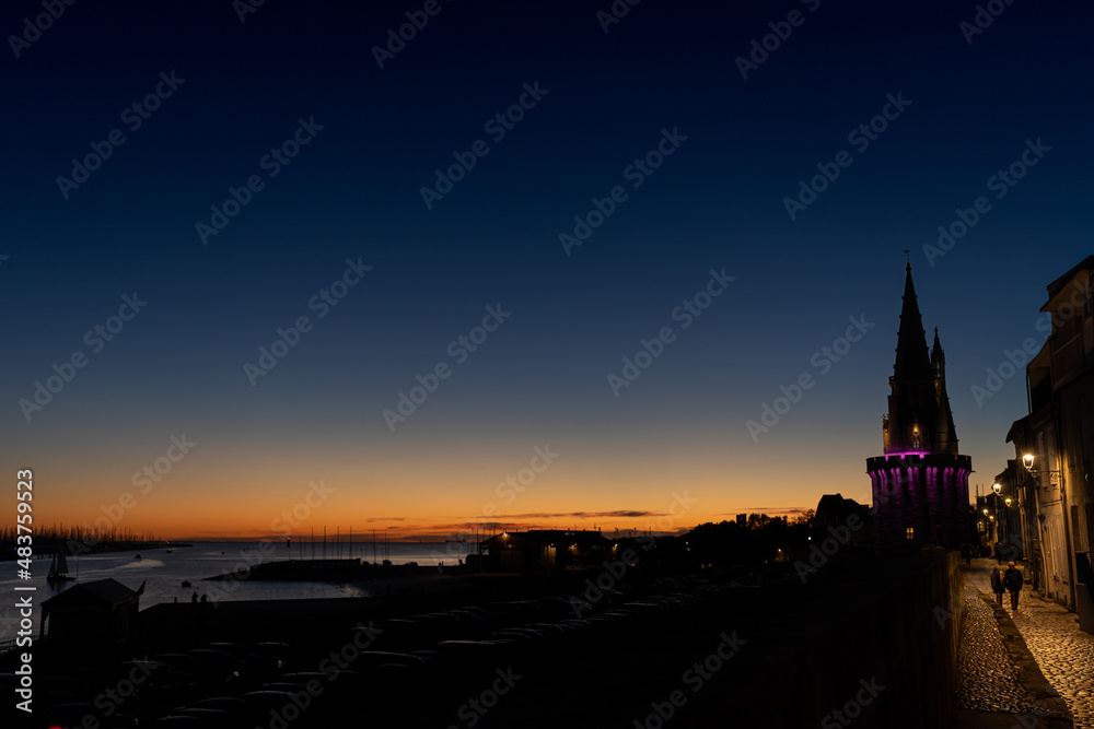 Lieu de Promenade, Port de La Rochelle au coucher du soleil, Automne 2021