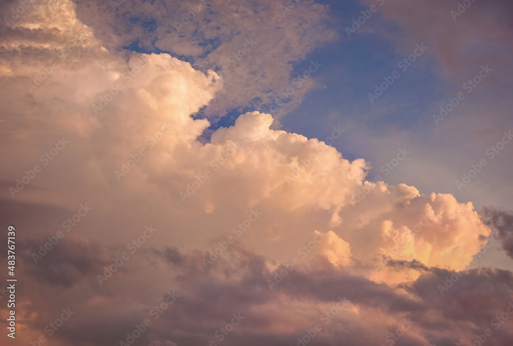 Stormy Cloudscapes at Sunset