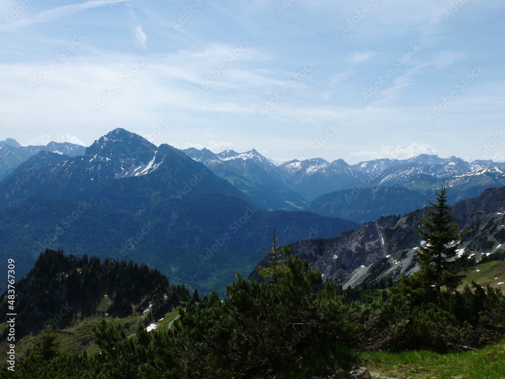 Tiroler Alpen mit fernsciht