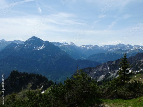 Tiroler Alpen mit fernsciht