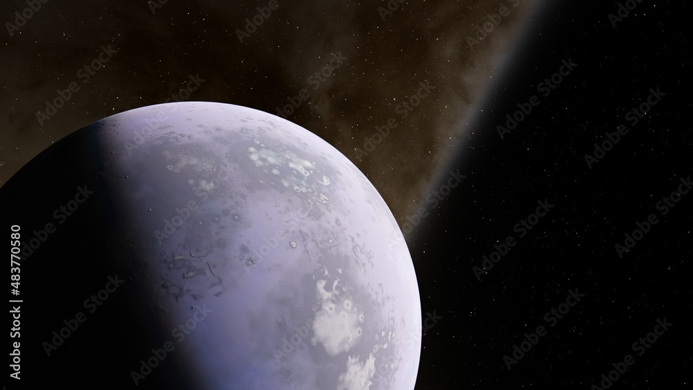 Abstract planets and space background Abstract planets and space background