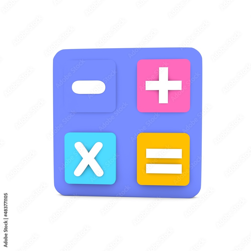 Finance tools on white background. 3d rendering Finance tools on white background. 3d rendering